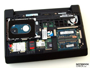 A single, large access panel on the bottom A single, large access panel on the bottom