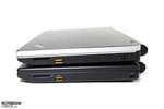 The Kensington Security Slot is to the right rear on the Edge 11. The Kensington Security Slot is to the right rear on the Edge 11.