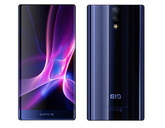 Curved on the edges and even bezel-less on the top: The design of the elePhone S8.