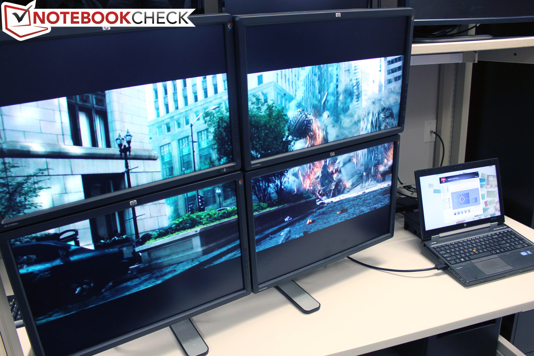 Laptop that is able to support up to 3 external monitors NotebookReview