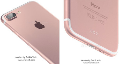 User-made renderings of the iPhone 7 Plus based on existing leaks (Source: Feld & Volk)