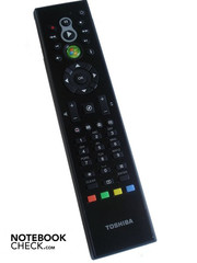 The included remote control couldn't really convince us