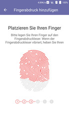 Setup fingerprint
