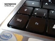 The Fn key is place right of the Crtl key.