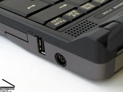 The subnotebook offers only two USB ports are available. The subnotebook offers only two USB ports are available.