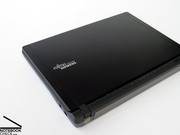 Black and grey dominate the notebook's colour design and the shape is strictly conservative. Black and grey dominate the notebook's colour design and the shape is strictly conservative.