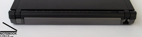 Back: Battery, LAN Back: Battery, LAN