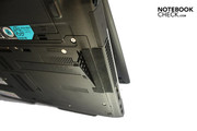 A further configuration feature of the Lifebook S710 is the exchangeable dust filter...
