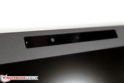 Next to the webcam is the transmitter for the shutter glasses.