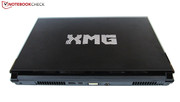 The silver XMG logo won't be to everyone's liking. The silver XMG logo won't be to everyone's liking.