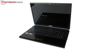 The notebook clicks audibly when typing. The notebook clicks audibly when typing.