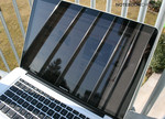 Tough to use outside: MBP 15 with glossy display Tough to use outside: MBP 15 with glossy display