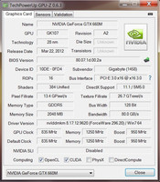 Systeminfo GPUZ (GTX 660M) Systeminfo GPUZ (GTX 660M)