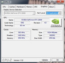 System info CPUZ Graphics