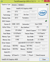 System information GPUZ Intel HD 4600