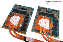 GeForce GTX 680M (left) vs. Radeon HD 7970M (right) GeForce GTX 680M (left) vs. Radeon HD 7970M (right)