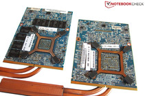 GeForce GTX 680M (left) vs. Radeon HD 7970M (right) GeForce GTX 680M (left) vs. Radeon HD 7970M (right)