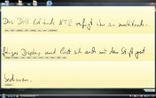 The handwriting recognition is capable of learning. The handwriting recognition is capable of learning.