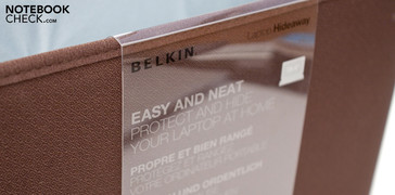 The Belkin Laptop Hideaway has storage space in spades.