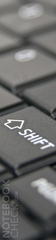 The keyboard's lettering is in English language