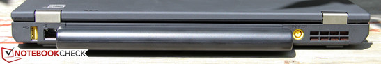 Rear side: powered USB 2.0, GBit-LAN, power plug Rear side: powered USB 2.0, GBit-LAN, power plug