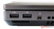 Two USB 2.0 and Firewire ports Two USB 2.0 and Firewire ports