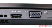 A combined eSATA/USB port A combined eSATA/USB port