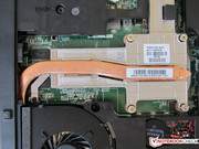The power loss is efficiently conducted to the fan via this heatpipe The power loss is efficiently conducted to the fan via this heatpipe