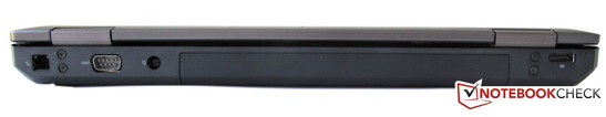 Rear: 1 modem, 1 RS232, 1 power, 1 display port Rear: 1 modem, 1 RS232, 1 power, 1 display port