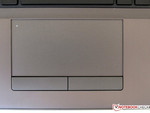 Fairly large touchpad Fairly large touchpad