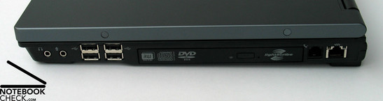HP Compaq 8710p Interfaces