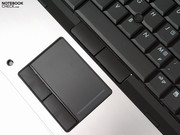 As a mobile mouse substitute HP integrates a combination of a touchpad and a trackpoint in the device.