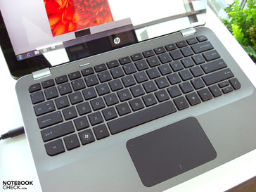 Even the Envy 13 shows a comparably generous layout. Even the Envy 13 shows a comparably generous layout.