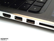 ...2x USB.2.0 (out of a total of 4) on the left side, an HDMI interface, ...