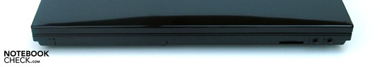 Front side: SD-card reader, audio Front side: SD-card reader, audio