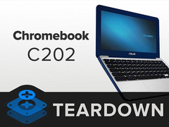 Asus Chromebook C202 is easily reparable according to iFixit