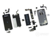 A completely disassembled iPhone 6. (Source: http://www.iFixit.com)