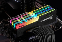 Trident Z RGB RAM sticks feature customizable color and lighting effects. (Source: G.SKILL)