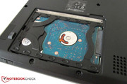 Thanks to DASP (Disc Anti Shock Protection), vibration shouldn't be an issue for the HDD.