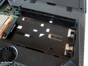 A second hard drive can be easily retrofitted.