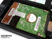 The hard disks offer 640 GB of storage space and run at 5400 rpm