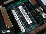 All four memory slots are already occupied, each with 2,048 MB of DDR3-RAM All four memory slots are already occupied, each with 2,048 MB of DDR3-RAM