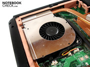 A single fan takes care of the hot-headed high-end component's waste heat.