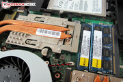 The four RAM slots are equipped with 4096 MB each. The four RAM slots are equipped with 4096 MB each.