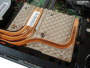 Nvidia's GeForce GTX 460M requires a large cooling construction.