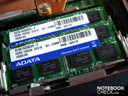 Two RAM modules with 2048 MByte DDR3 RAM each are already built in.