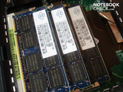 The G72GX has a 6144 MByte DDR2-800 RAM