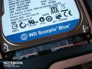The hard disk comes from Western Digital's fast Blue range