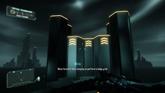 The optional tutorial is stylistically reminiscent of Tron: Legacy... The optional tutorial is stylistically reminiscent of Tron: Legacy...