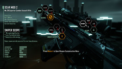 The various weapons can be individualized. The various weapons can be individualized.